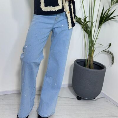 SKYLINE jeans con applicazioni