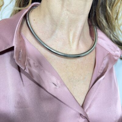 AVA girocollo color argento