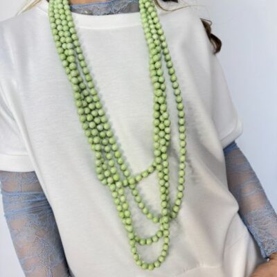 MADAME collana lunga menta