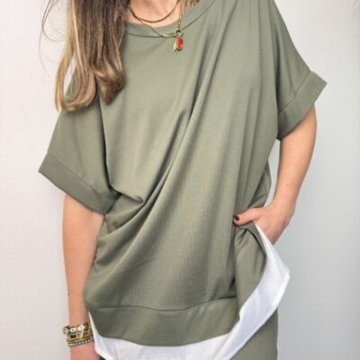 CONCY t shirt con inserto