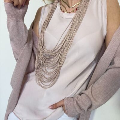LOLA top in raso