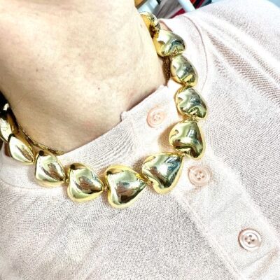 RODOLFO girocollo cuori oro