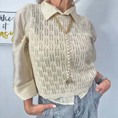 ADELE gilet smerletto