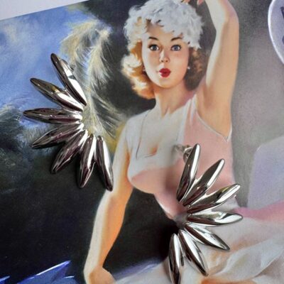 POLLON orecchini argento