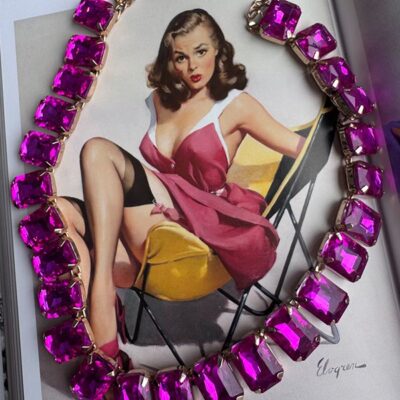 PRECIOUS collana fuxia