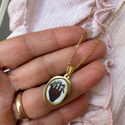 Collanina cuore anatomico