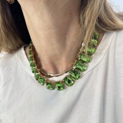 PRECIOUS collana verde