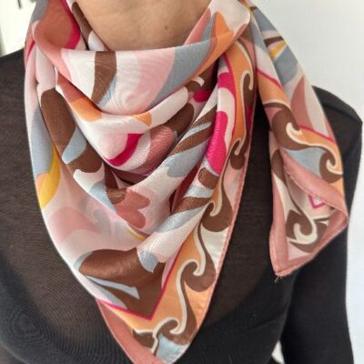 FANTASY  foulard base rosa