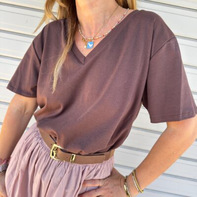 FRIDA t-shirt scollo a V