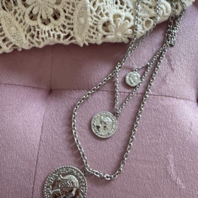 MONEY collana argento